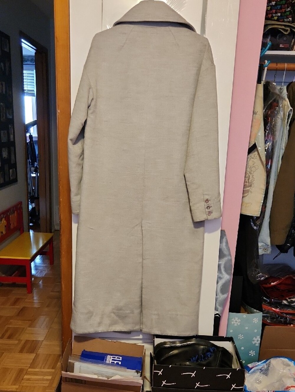 Guess Long Trench Coat - Picture 6 of 7